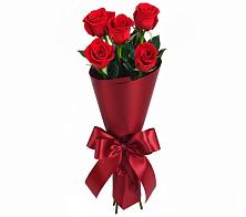 Букет 5 Красных роз Эдлесс Лав в Шестаково