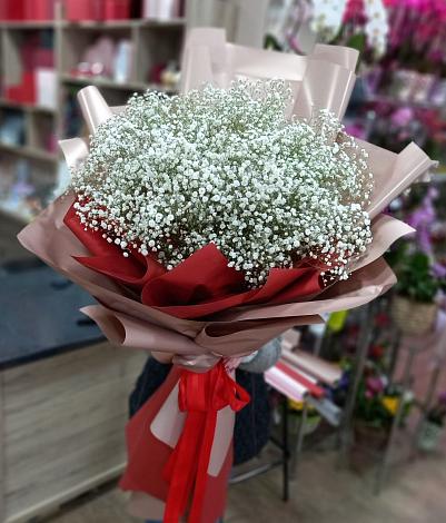 Букет цветов из: Гипсофила в Шестаково