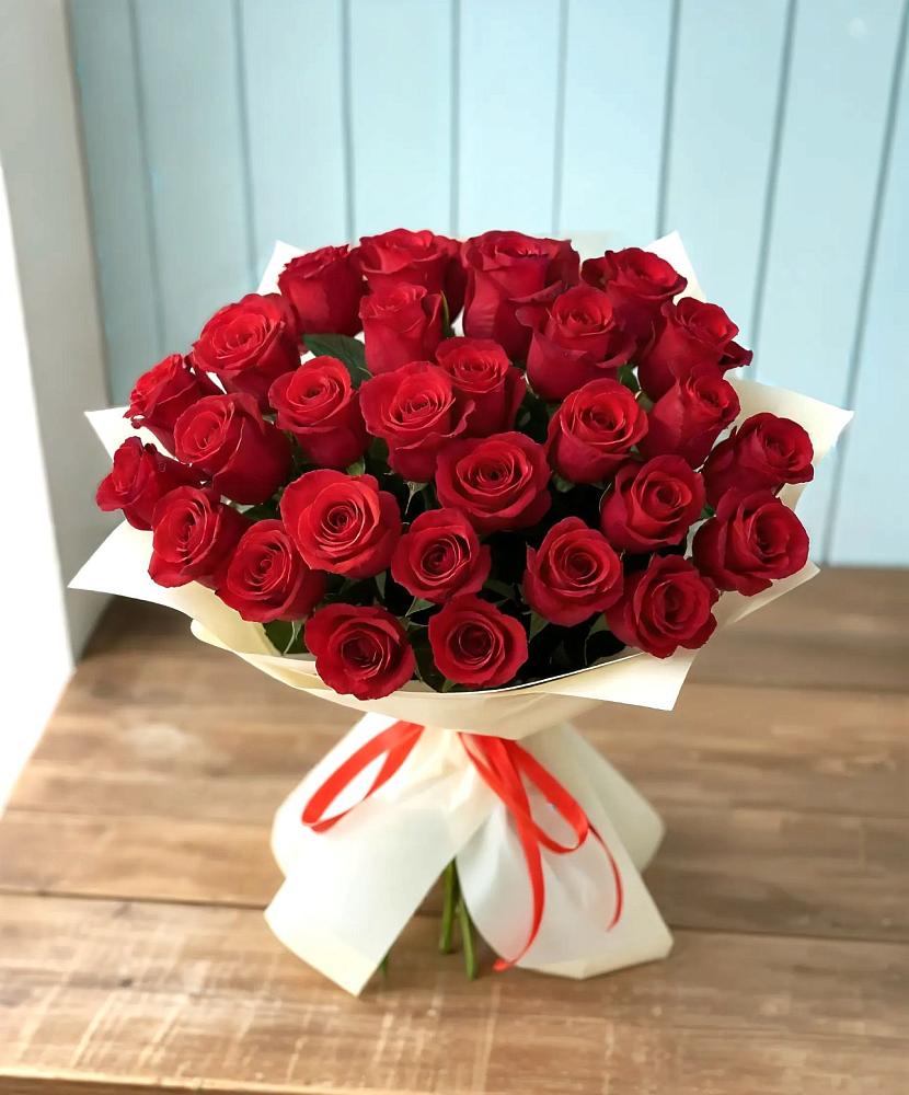 Букет 29 Красных роз в Шестаково