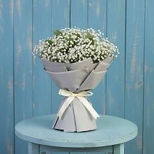 Букет цветов из:  Гипсофила в Шестаково