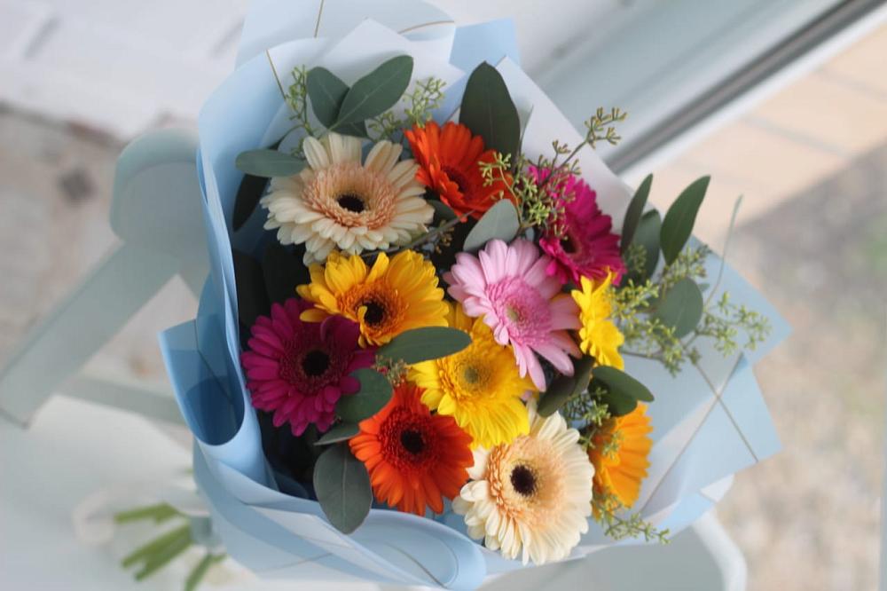 Букет цветов из: Герберы в Шестаково