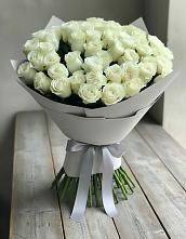 Букет 35 Белых роз в Шестаково