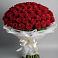 Букет 101 Красная роза Блэк Мэджик в Шестаково
