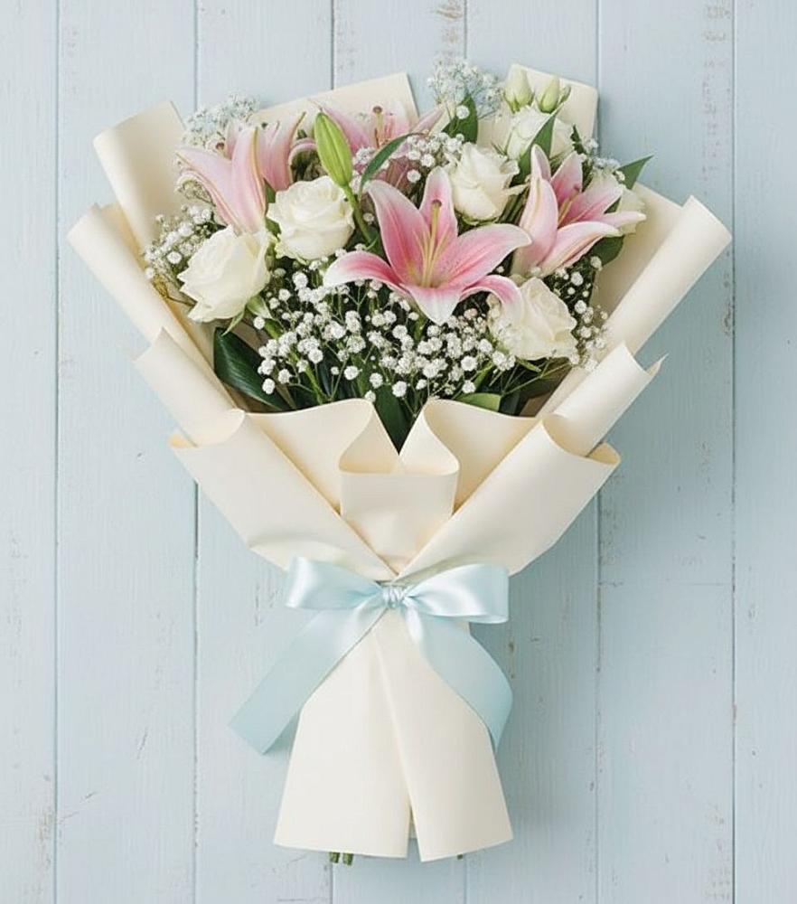 Букет цветов из: Лилии в Шестаково