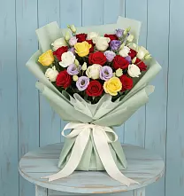 Букет цветов из:  Розы в Шестаково