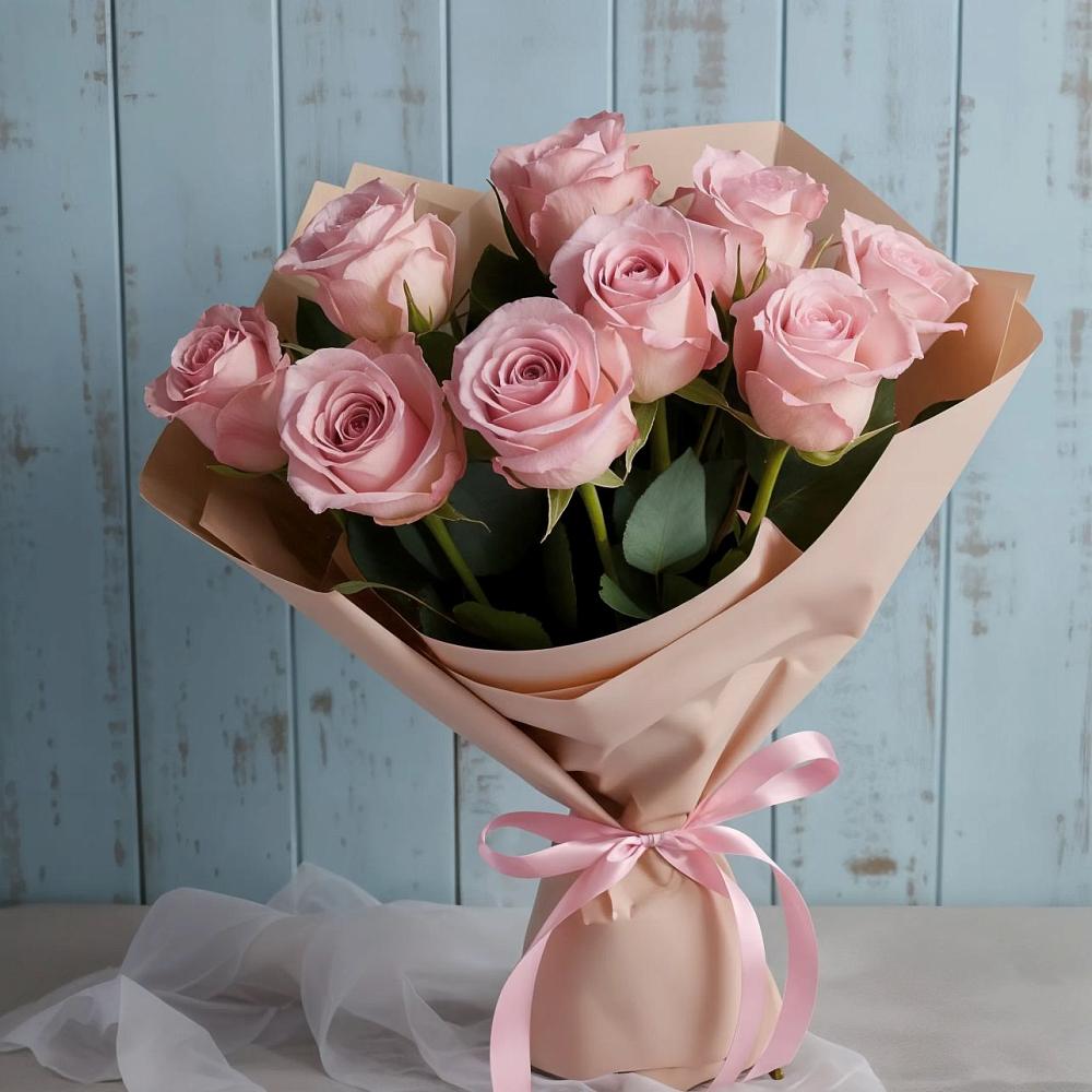 Букет цветов из: Розы в Шестаково