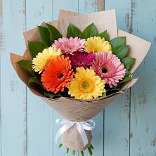 Букет цветов из:  Герберы в Шестаково