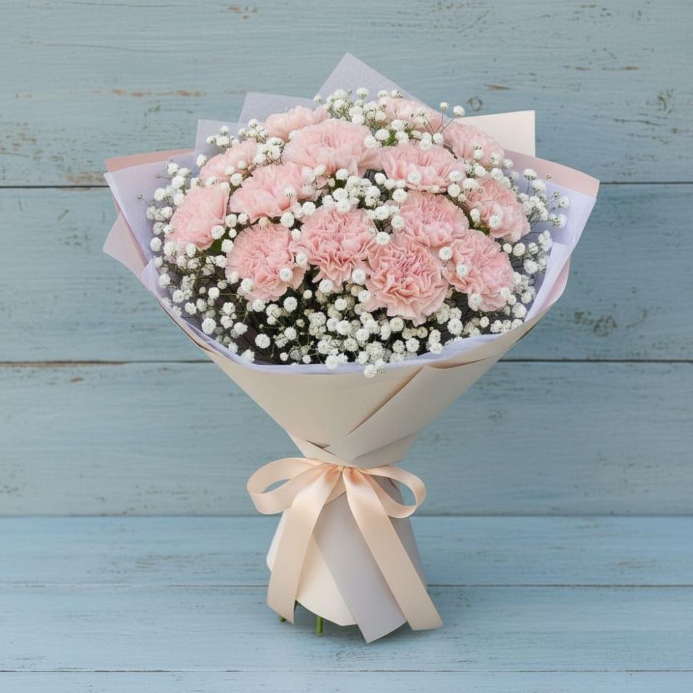 Букет цветов из: Гвоздики в Шестаково