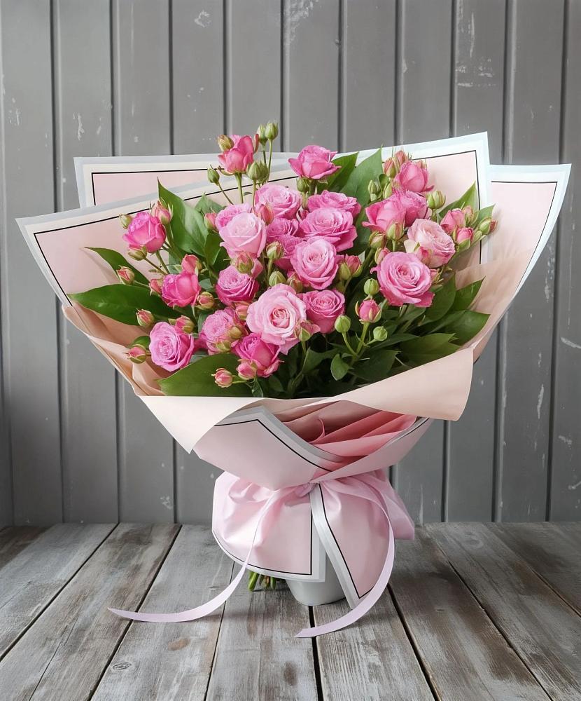 Букет Розовый кустик в Шестаково