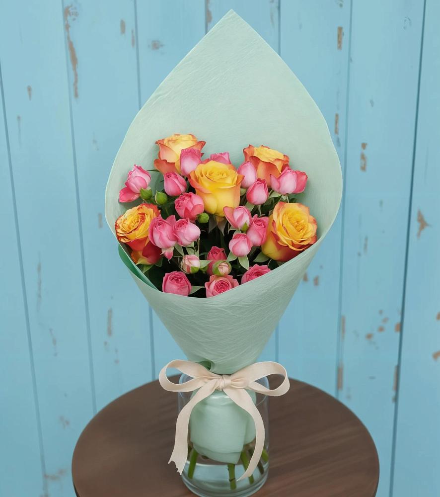 Букет цветов из: Розы в Шестаково