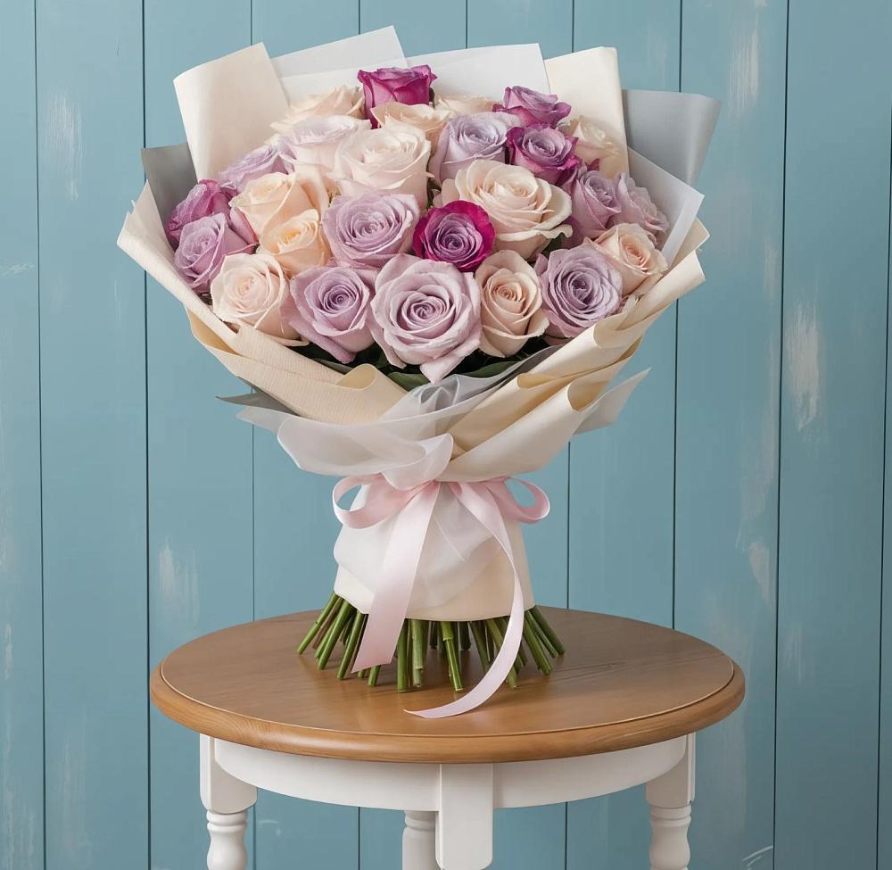 Букет цветов из: Розы в Шестаково