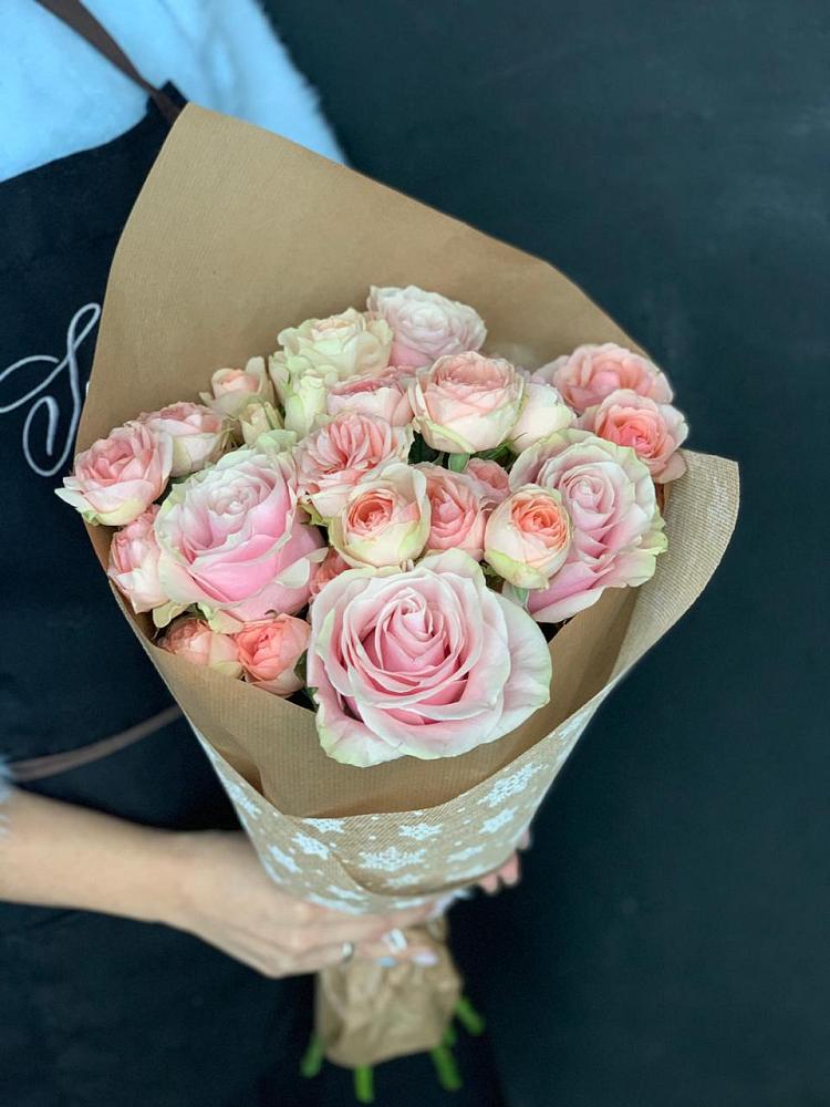 Букет цветов из: Хризантемы и Розы в Шестаково