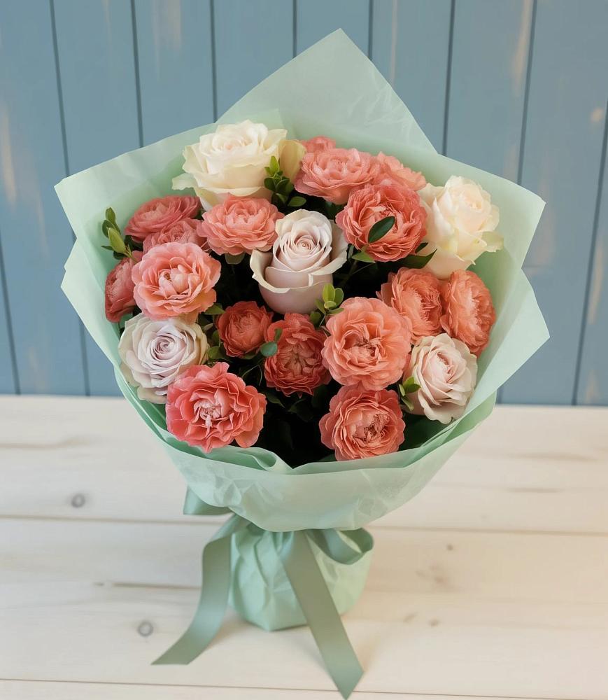 Букет цветов из: Розы в Шестаково