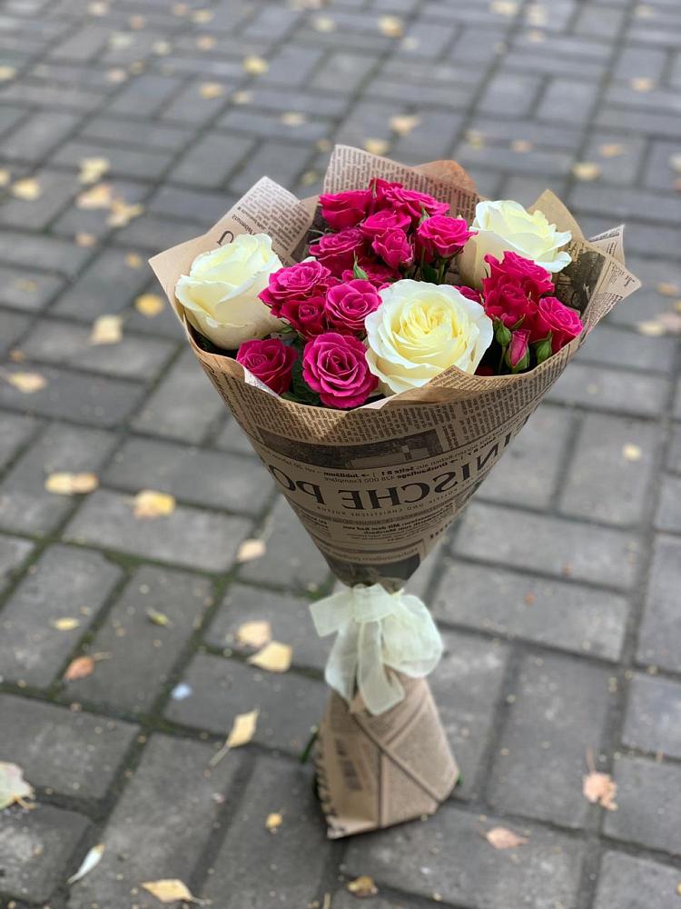 Букет цветов из: Розы в Шестаково