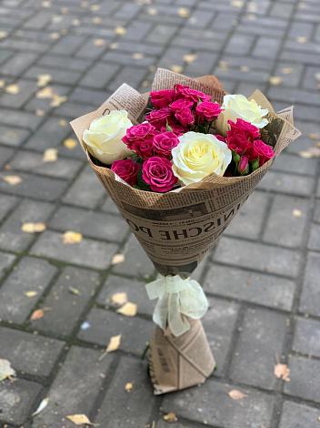 Букет цветов из: Розы в Шестаково