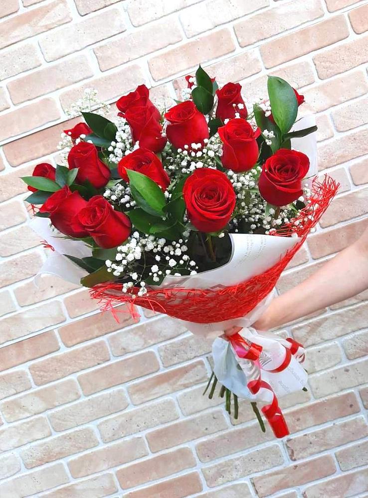 Букет цветов из: Розы в Шестаково