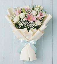 Букет цветов из:  Лилии в Шестаково